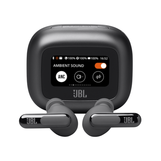 Live Beam 3 - Black - True wireless noise-cancelling closed-stick earbuds - Hero